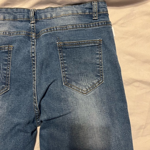 EUC Denim jeans (no brand name). Size Large. - Picture 10 of 14